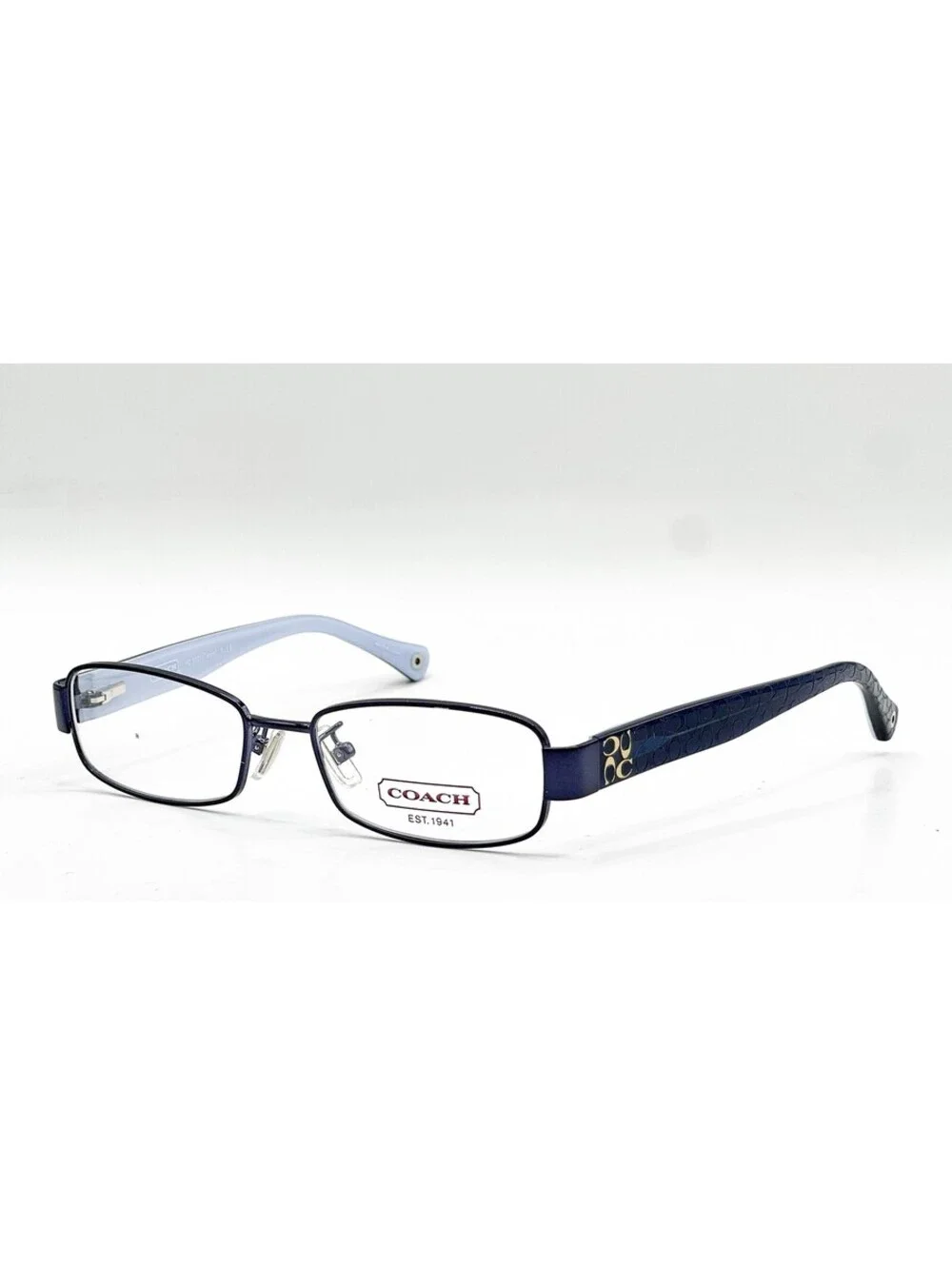 Coach HC 5001 9024 Blue Rectangle Authentic Eyeglass Frames 48-16-135